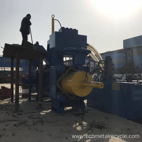 CE Horizontal Automatic Steel Turnings Briquette Machine